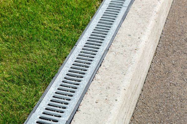 Courtyard Drain Installation in Winston Salem
